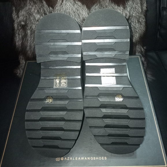 Azalea Wang 8.5 Black &White Women Ankle Boots - Picture 3 of 9